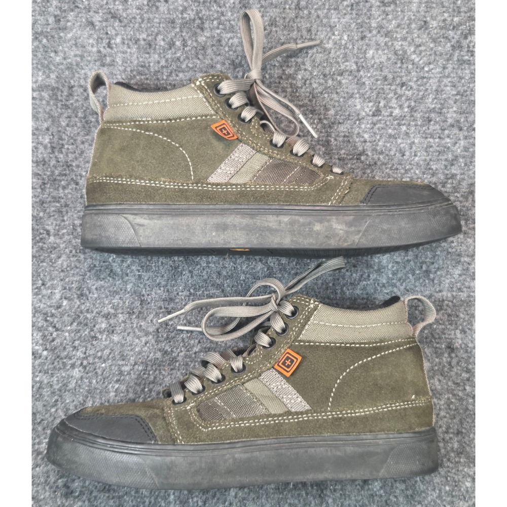 5.11 Tactical Norris Sneaker Mens 5 Ranger Green Puncture Resistant Vibram